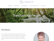 Tablet Screenshot of doctorananda.com